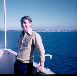 Terje på brovingen på Thorswave i 1974