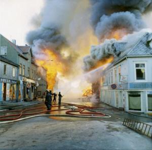 Tromsø - brannen i mai 1969 Tromsø - brannen i mai 1969 - bilde fra NRK av Gunnar Graff