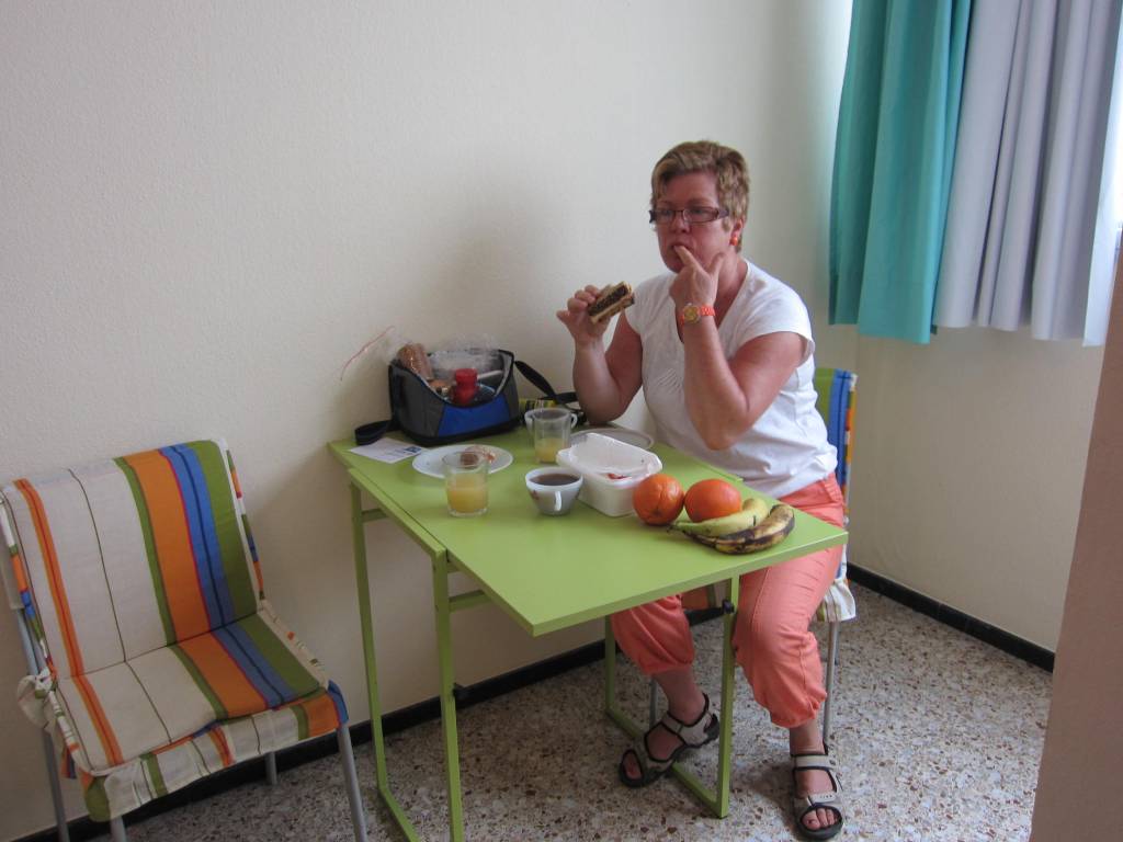 Litt trangere kår i Las Palmas.