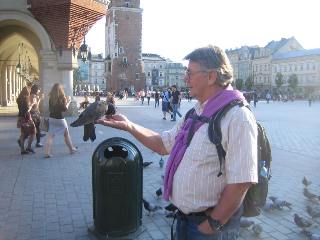 Terje mater duene på Rynek Glowny