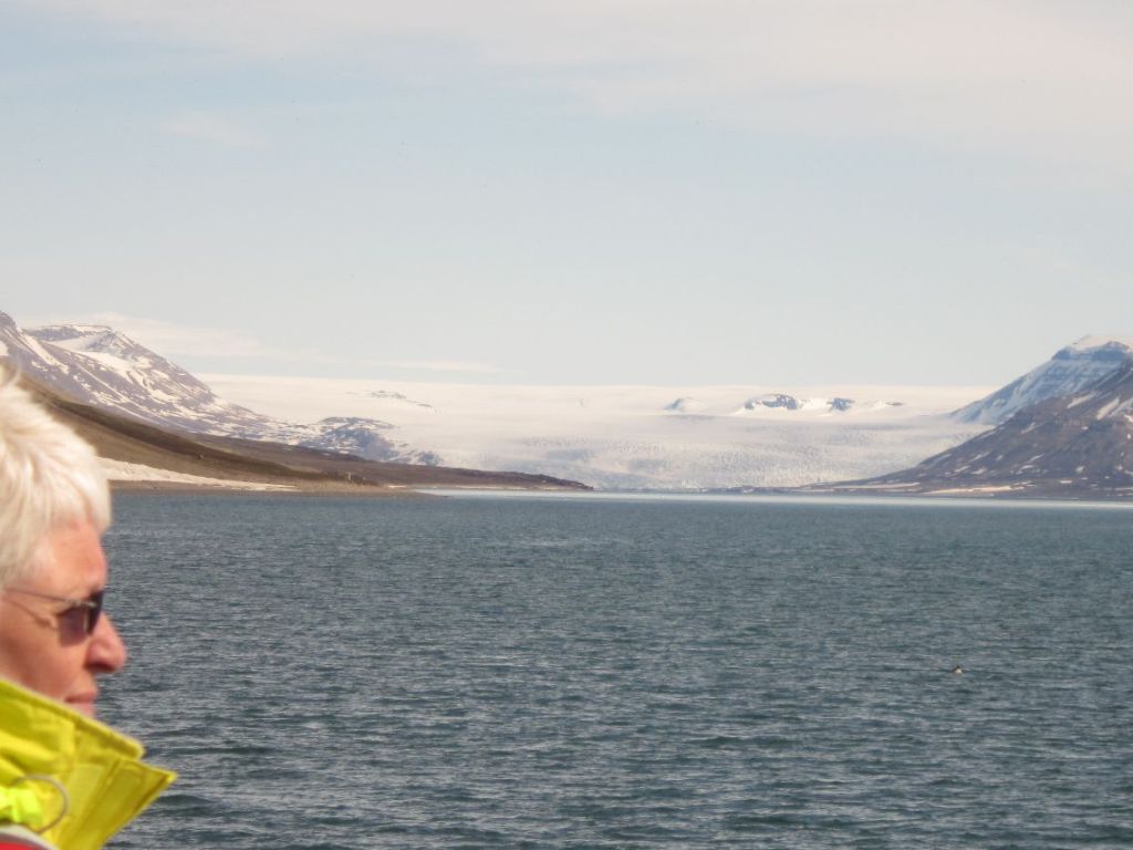 Billefjorden på Svalbard: Nordenskiöldsbreen (foto Terje Rønning)